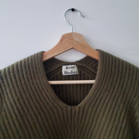 Acne Deborah 100% Wool Sweater, XXS - Picture 3 of 4